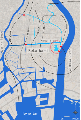 江東区水上都市構想２の水域の写真